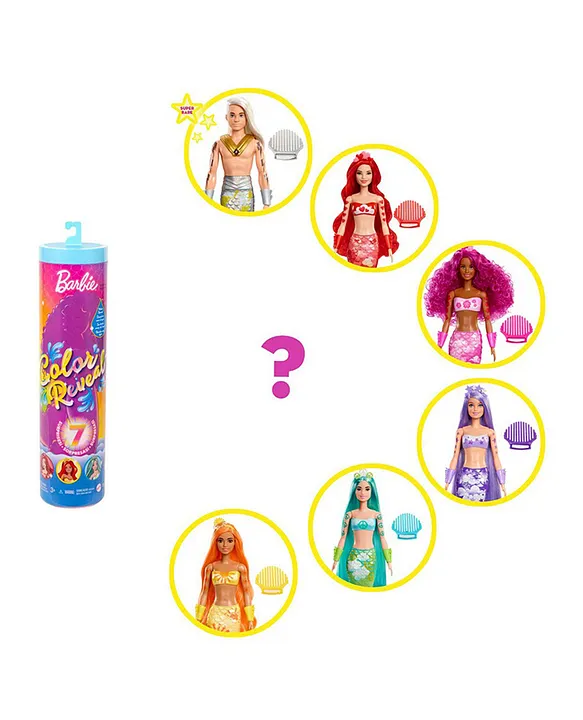 Barbie chelsea surprise reveal mermaids assorted hot sale