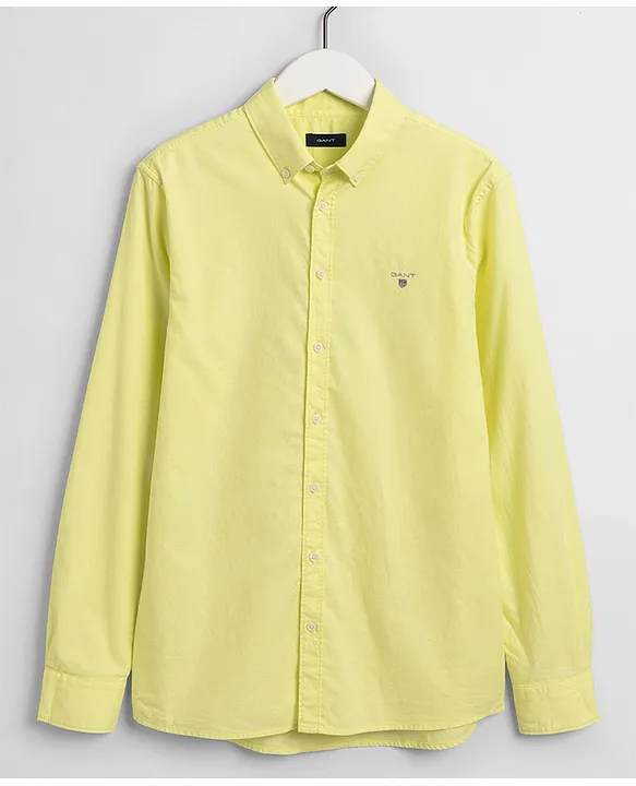 gant yellow shirt