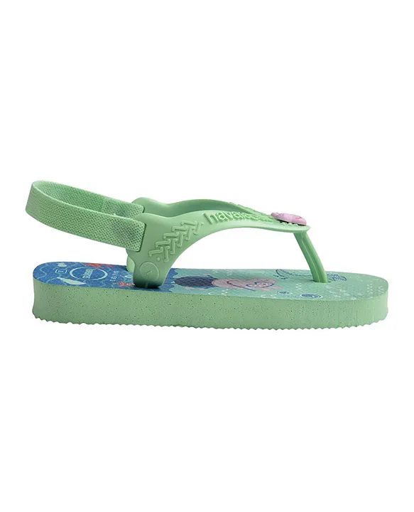 Buy Havaianas Baby Peppa Pig Flip Flops Green Garden for Boys 6