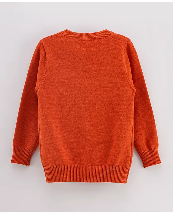 Orange sweater cheap