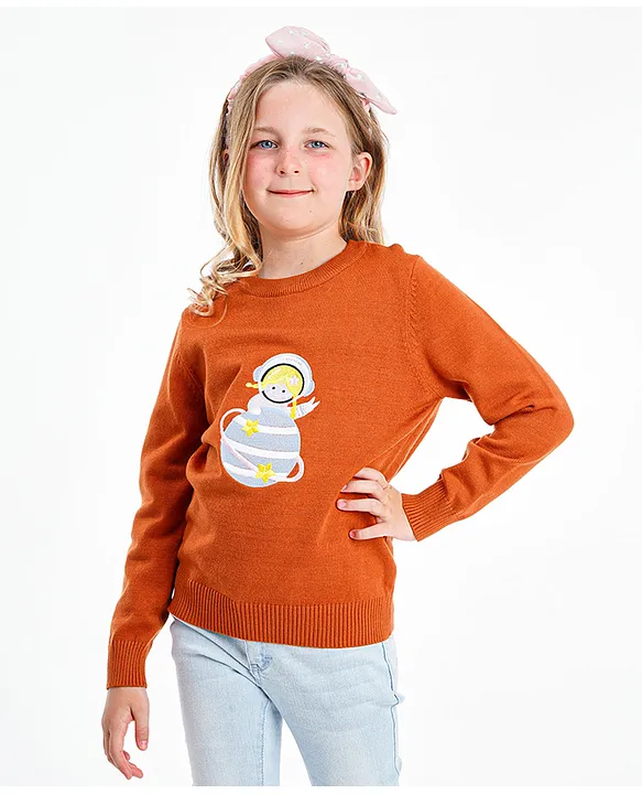 Orange 2025 sweater kids