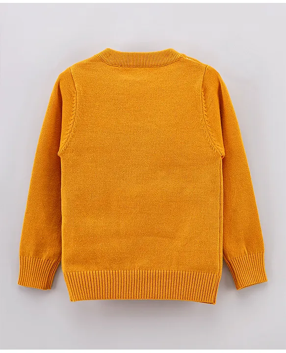 Orange shop yellow sweater