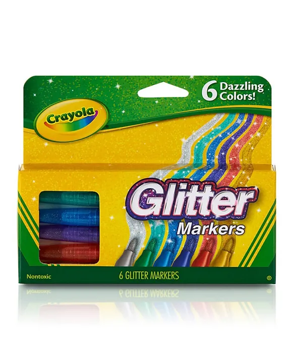 Crayola Glitter Markers Multicolor