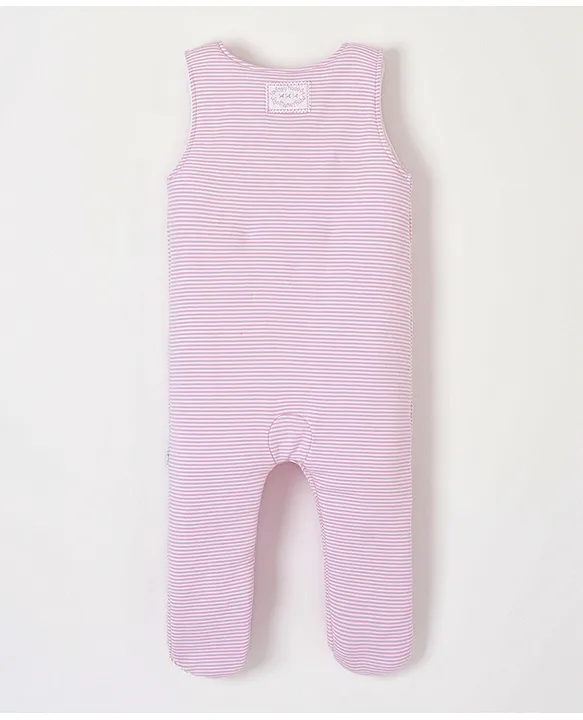 Buy Jojo Maman Bebe Bunny Dungaree Set Pink For Girls 6 9months Online In Uae Shop At Firstcry Ae 8550fae2712