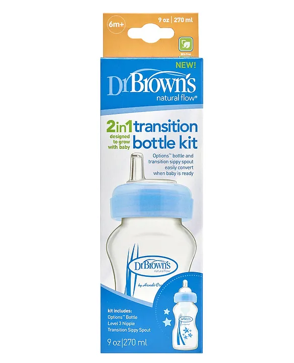 Dr brown's 2 in 1 transition hot sale bottle kit