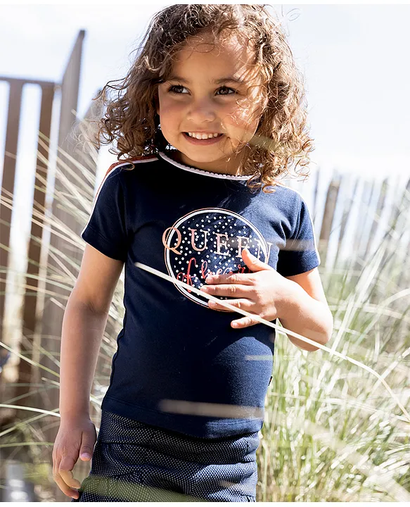 Buy Dirkje Queen Of Hearts TShirt Navy for Girls 12 18Months Online in Oman Shop at FirstCry.om 88acdae46b6e2