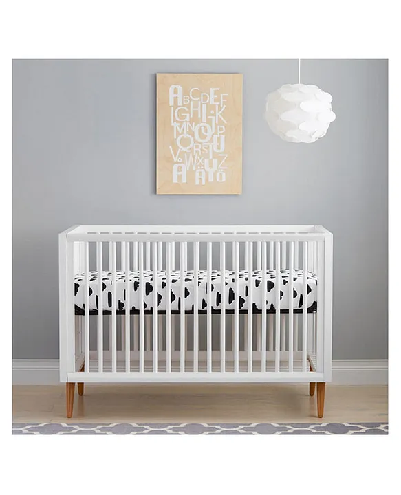 Kolcraft Roscoe 3in1 Convertible Crib MidCentury Wooden Design White and Maple Adjustable Mattress Height Online in Oman Buy at Best Price from FirstCry.om 89389ae5a8267