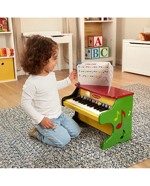 Melissa Doug Wooden LearntoPlay Piano for Kids 25 Keys 2 Octaves Colorful Upright Ages 3 Online Oman Buy Musical Instruments for 3 6Years at FirstCry.om 89aecae4e3351