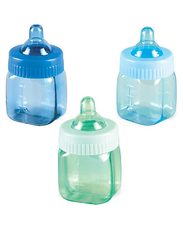 Blue baby sale bottle favors