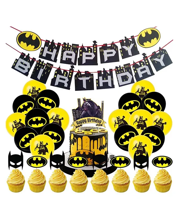 LA FIESTA Batman Birthday Decoration Set 44 Pieces Online in Oman, Buy at  Best Price from  - 8fec7aef0f230