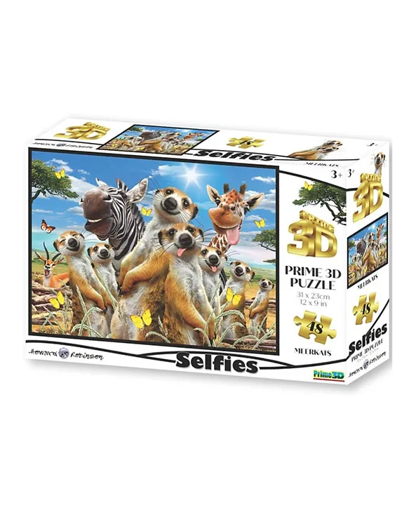 Prime 3D Howard Robinson Licensed Meerkat Selfie 3D Puzzle 48 Pieces Online  Oman, Buy Puzzle Games & Toys for (3-8Years) at  - 91361aeec2f74