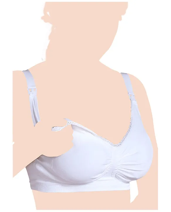 Buy Women's Carriwell Solid Maternity and Nursing Bra with Carri-Gel  Support Online