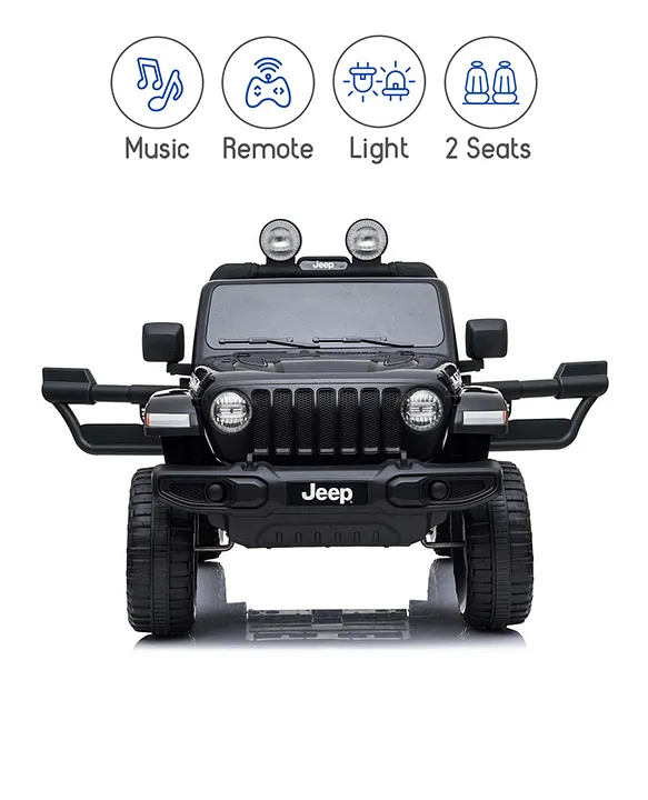 Battery operated jeep store with remote control