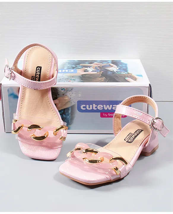 Pink baby best sale girl sandals