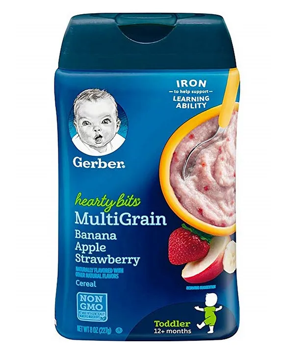 Gerber cereal hot sale 12 month