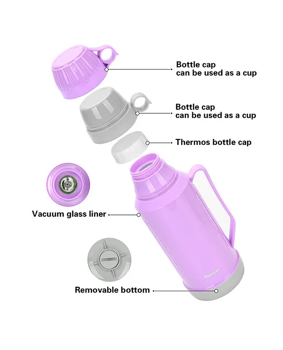 Purple thermos hot sale flask