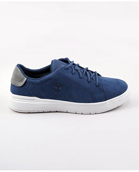 Blue leather oxford sales shoes