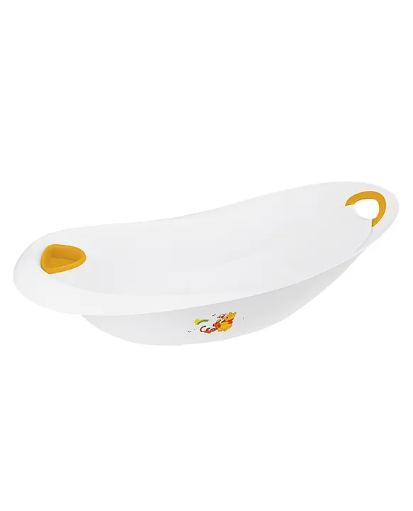 Keeeper Baby Bath Tub With Handle Plug Winnie The Pooh White Online In Uae Buy At Best Price From Firstcry Ae 9f811aee2a3a6