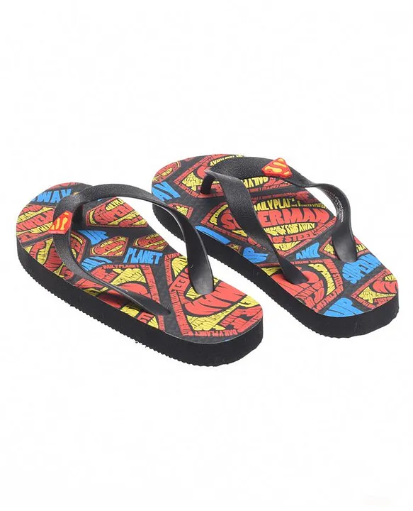 Multi coloured flip flops on sale