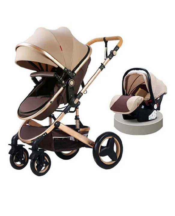 Car seat and store stroller for girl