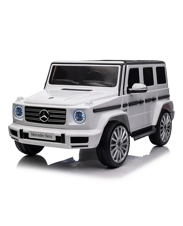 White mercedes cheap baby car