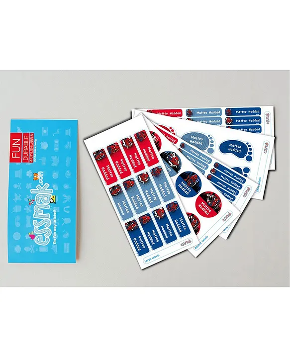 Essmak Marvel Spiderman Personalized School Labels Pack Of 74 Online in  UAE, Buy at Best Price from  - a8599ae9d7d19