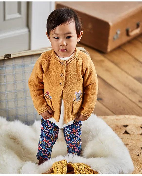 Baby girl mustard clearance cardigan