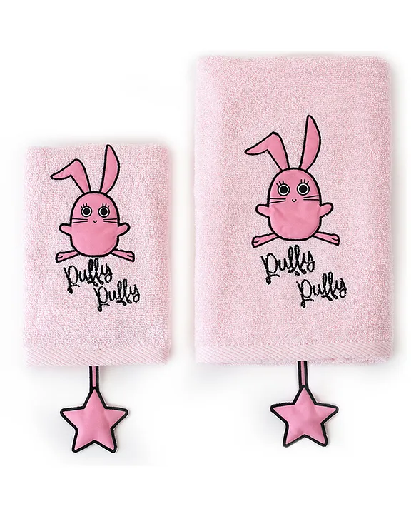 Milk&Moo Chancin Rabbit Baby Towel Set of 2
