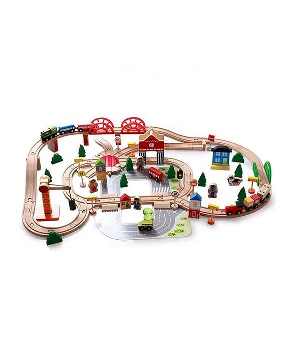 Factory Price Hudson Wooden Complete Imperial Train Set 120 Pieces for 3 6Years Online Oman Buy at FirstCry.om ac110ae166545