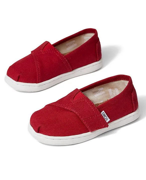 Red hot sale toms shoes