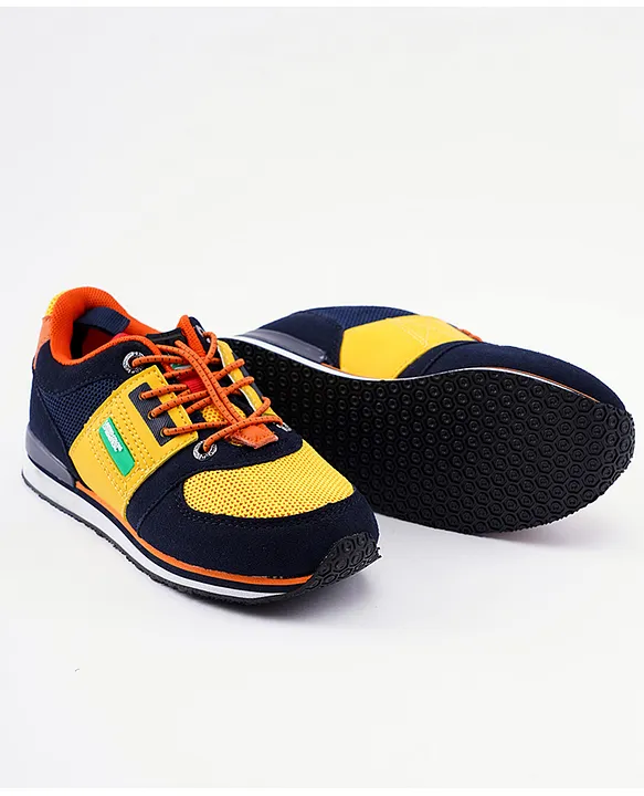 United colors of benetton yellow shoes hotsell