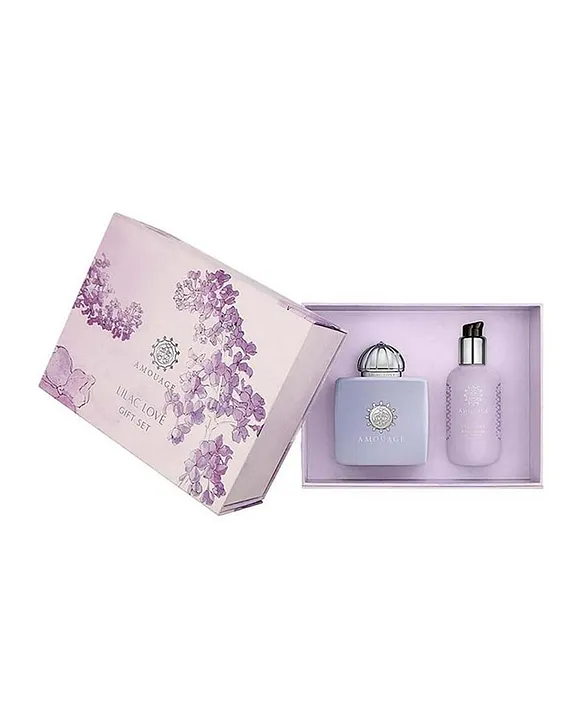 Amouage Lilac Love W EDP 100mL 100mL Body Lotion Gift Set