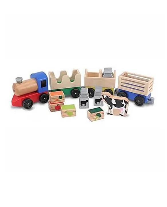 melissa and doug farm train