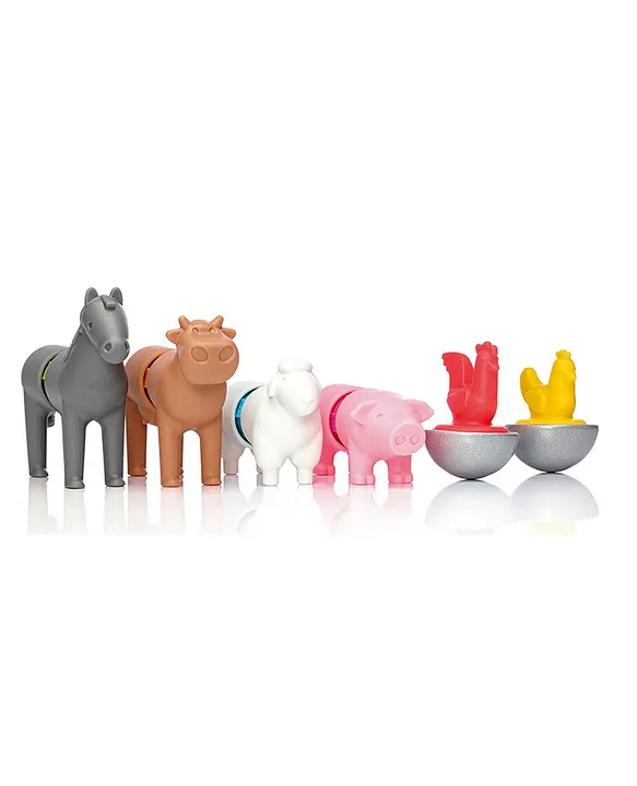 SmartMax My First Farm Animals Magnetic Building Set 16 Pcs Educational Toy for Ages 15 Years Enhances Creativity Motor Skills Online UAE Buy Building Construction Toys for 1 5Years at FirstCry.ae