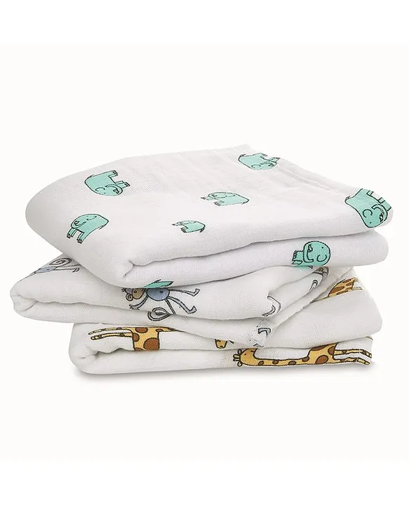 aden anais 3 Pack Musy Muslin Squares Jungle Jam Online in Oman Buy at Best Price from FirstCry.om b8fcaae76b633