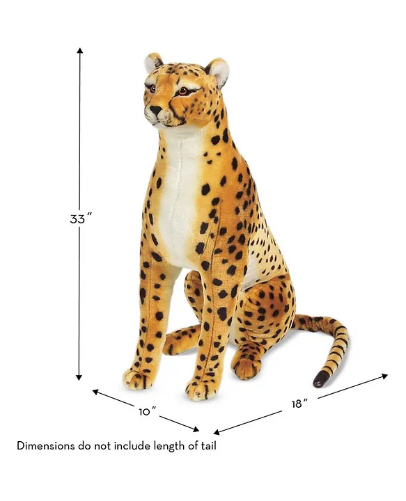 Melissa and doug plush cheetah online