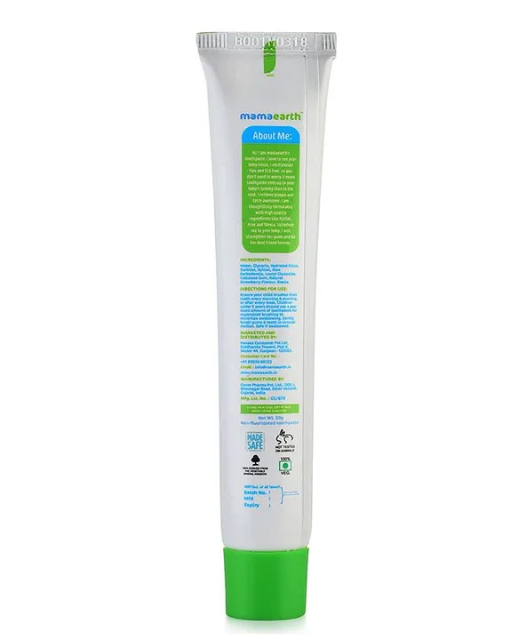 Mamaearth toothpaste best sale