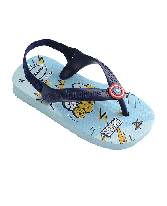 Buy Havaianas Baby Marvel Flip Flops Blue Water for Boys 9 12Months Online Shop at FirstCry.ae bcd9fae3a0689