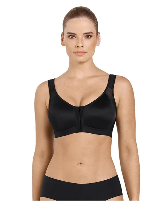 Mums & Bumps Leonisa Back Support Posture Corrector Wireless Bra Black  Online in Oman, Buy at Best Price from  - bdefaaed60b75
