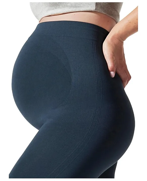 Maternity Comfort Seamless Over Belly Support Leggings - AliExpress