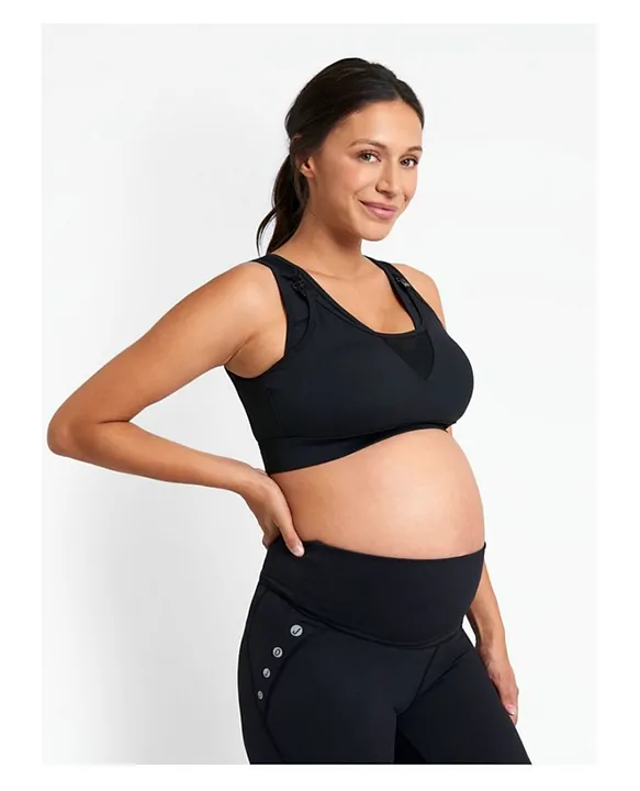 JoJo Maman Bebe Maternity & Nursing Activewear Bra Black Online in Oman,  Buy at Best Price from  - c3726aef51b84