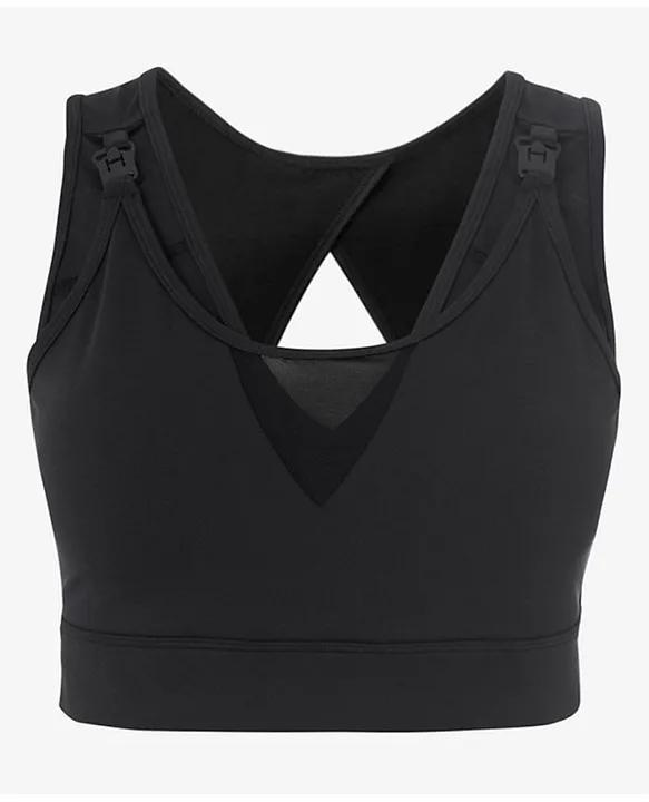 JoJo Maman Bebe Maternity & Nursing Activewear Bra Black Online in UAE, Buy  at Best Price from  - c3726aef51b84