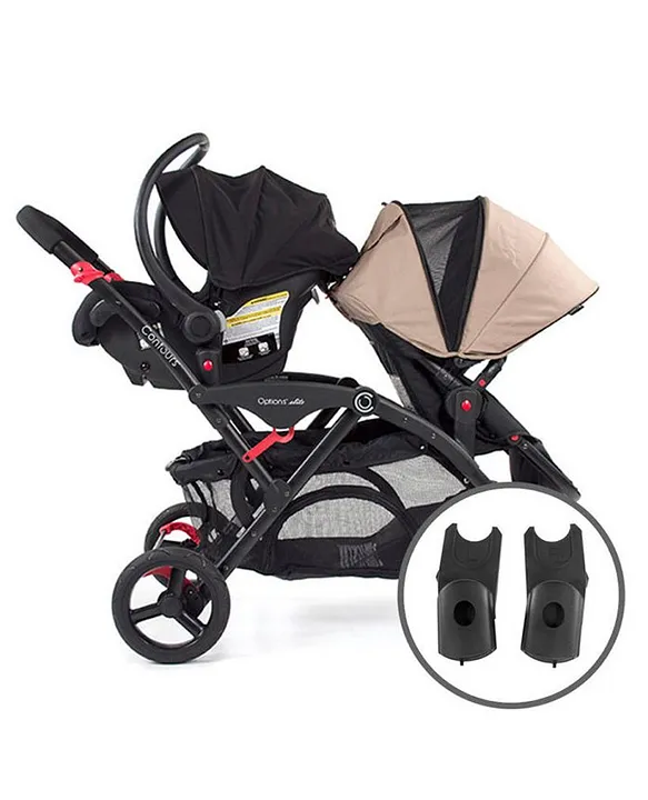 Contours Cybex Car Seat Adapter for Strollers Compatible with MaxiCosi Nuna Quick Clickin Easy Install Black Online in UAE Buy at Best Price from FirstCry.ae c4be5ae076eb2