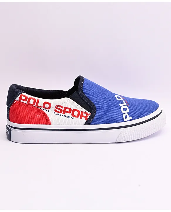 Buy Polo Ralph Lauren Thompson Slip On Shoes Blue for Boys (8-9Years)  Online, Shop at  - c6cbdae671c29