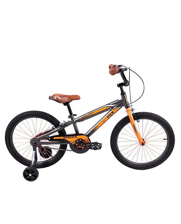 Little Angel Hotrock Kids Bicycle Unisex Grey Orange 20 with Training Wheels Dual Brakes Online in Oman Buy at Best Price from FirstCry.om c78f5ae687552