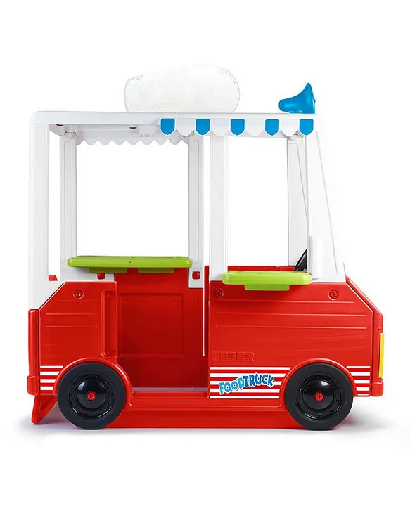 Red food truck store toy