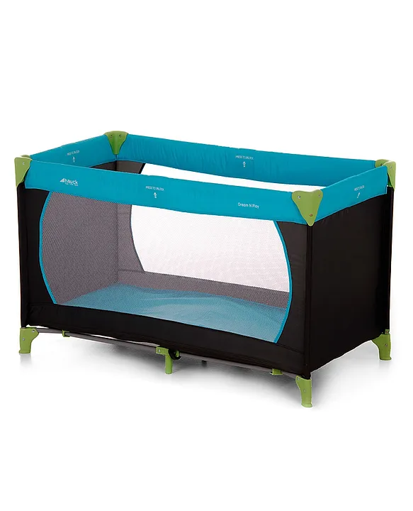 Hauck Dream N Play Travel Cot for Babies Portable Lightweight with Folding Mattress Carrying Bag 120x65x76cm Blue Online in UAE Buy at Best Price from FirstCry.ae c8d44aeb24335