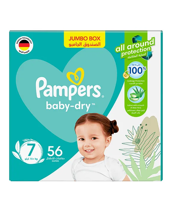 Pampers baby hot sale dry 7