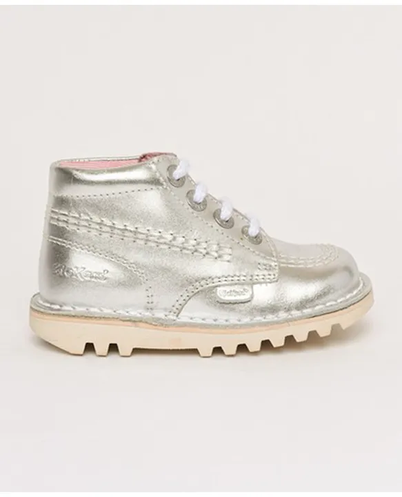 Buy Kickers Kick Hi Shoes Silver for (5-6Years) Shop at FirstCry.com.kw - fa44eae39c958