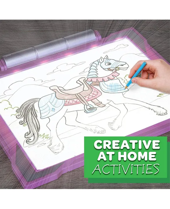 Pink Light Up Tracing Pad - Toys Crayola Light Up Tracing Pad-pink, Full  Size PNG Download
